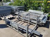 a lot of metal items that are sitting on the ground