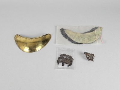 a banana and other items that are on a table