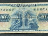 un ancien billet de banque allemand sur lequel figure le portrait d'un homme