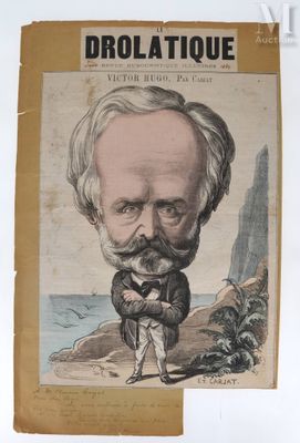 un vieux livre sur lequel figure la photo d'un homme moustachu