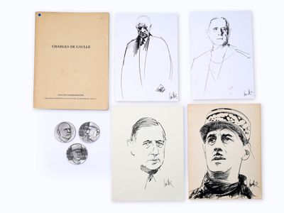 Plusieurs dessins représentant des personnes sont représentés sur une surface blanche