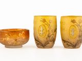 three different types of vases sitting next to each other