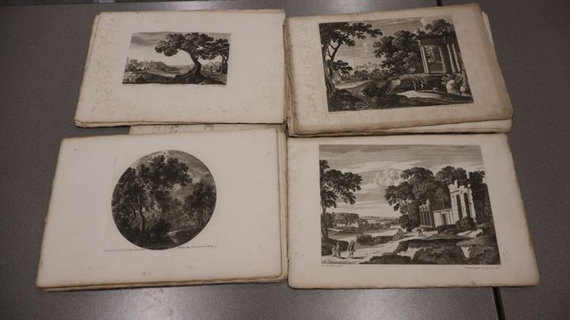 Gravures « collection des grands paysages » de Pérelle