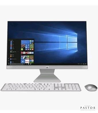 un ordinateur de bureau avec un clavier et une souris sur le bureau