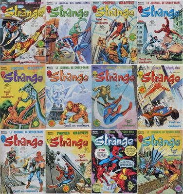 beaucoup de bandes dessinées qui sont sur la table