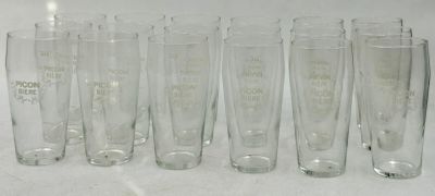 399 / ETA / 18 verres publicitaires Picon Bière, ht 13,…