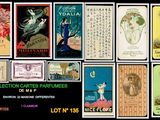 many different types of postcards displayed on a black background