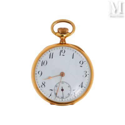 a close up of a pocket watch on a white background
