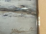 a picture of a picture of a boat on the water