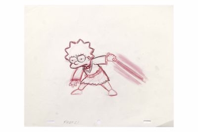 dessin humoristique représentant un homme lançant un frisbee sur une feuille de papier blanche