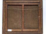 an old wooden window with a rope hanging from it ' s side