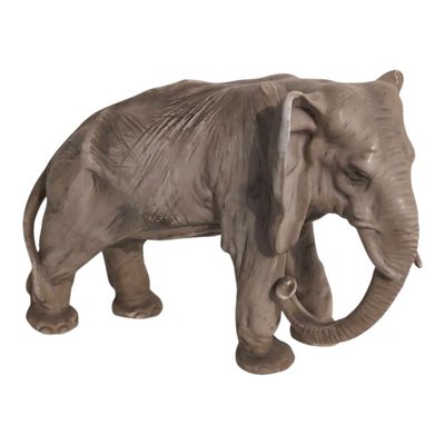 ELEPHANT en céramique H.: 21 cm L.