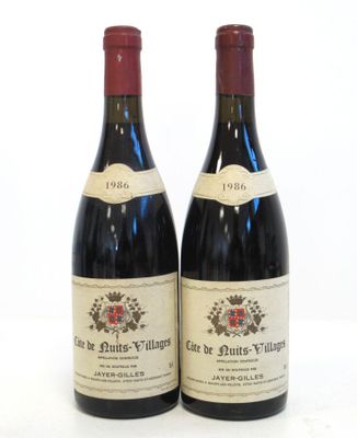 2 Blles CÔTE DE NUITS VILLAGES mise Jayer-Gilles Prop. 1986 - Photo 1