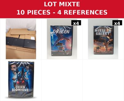 lot mixte 10 pieces 4 references