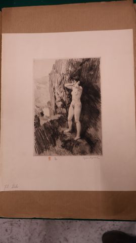 Lucien Henri GRANDGERARD (1880-1970). Pochette numérotée contenan...