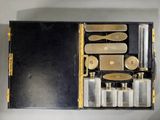 a black case with a set of tools inside of it
