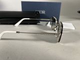 chanel eyeglasses with diamonds on the rim of the glasses