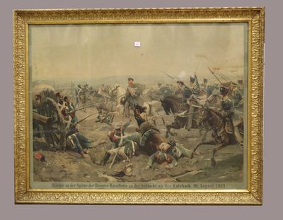 an image of a painting of a group of men in a field