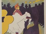the poster for moulinin rougee, a concert in paris