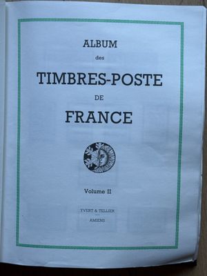 Timbres de France, album complet de 150 feuilles,1986 à 2000…