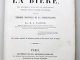 an open book with a black and white title on it