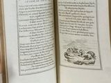 an open book with a picture of a dog on it