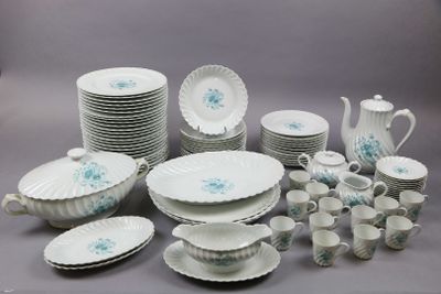 HAVILAND France à Limoges : SERVICE de table en porcelaine b…