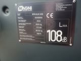 a close up of a sign on the side of a machine