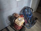 a picture of a room with a lot of wires and tools