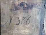 a picture of a piece of wood with writing on it