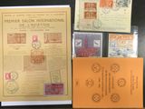de nombreux types de timbres sur la table
