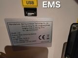 a close up of a label on a machine
