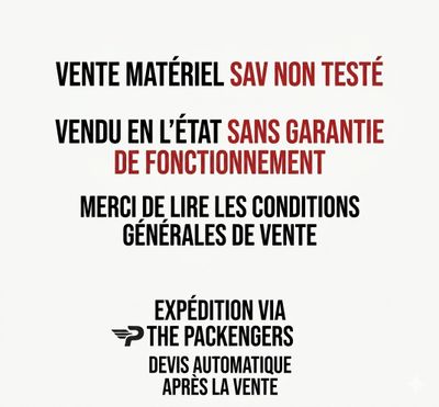 Vente SAV non testé vendu en l'état - MERCI DE LIRE ATTENTIV…