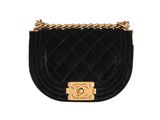 chanel black quilted lambskin mini flap bag