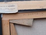 a picture of a piece of wood with a sign on it