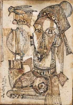 une image d'un tableau représentant un homme et une femme