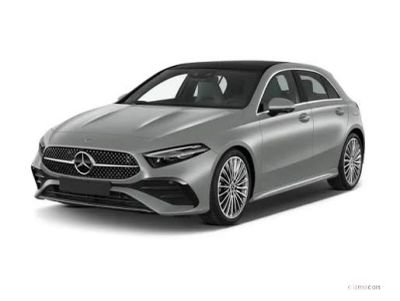 a silver mercedes cla parked in front of a white background