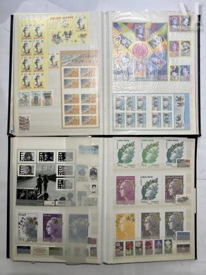 a lot of stamps on the pages of a book