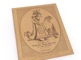 a book with a picture of a woman and a dog on it