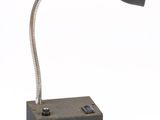 a lamp that is sitting on top of a block