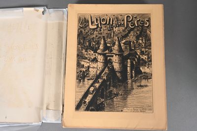 an old book with a picture of a knight on it