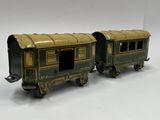a toy train that is sitting on a white surface
