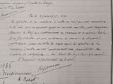 an old handwritten letter from a man who is writing on a piece of paper