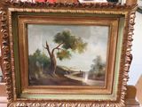 a picture of a picture of a painting on a table