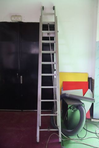 Échelle double aluminium
