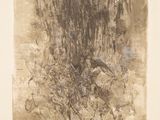 une image représentant un dessin d'un arbre au milieu d'un champ
