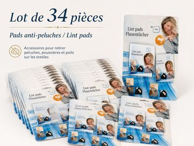 lot de 34 tubes de dentifrice « Dentless » avec l'image d'une femme tenant une brosse à dents
