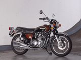 a motorcycle that is parked in a parking garage