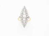 une bague en or et diamant