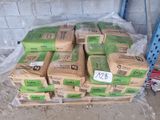 many boxes that are sitting on a pallet